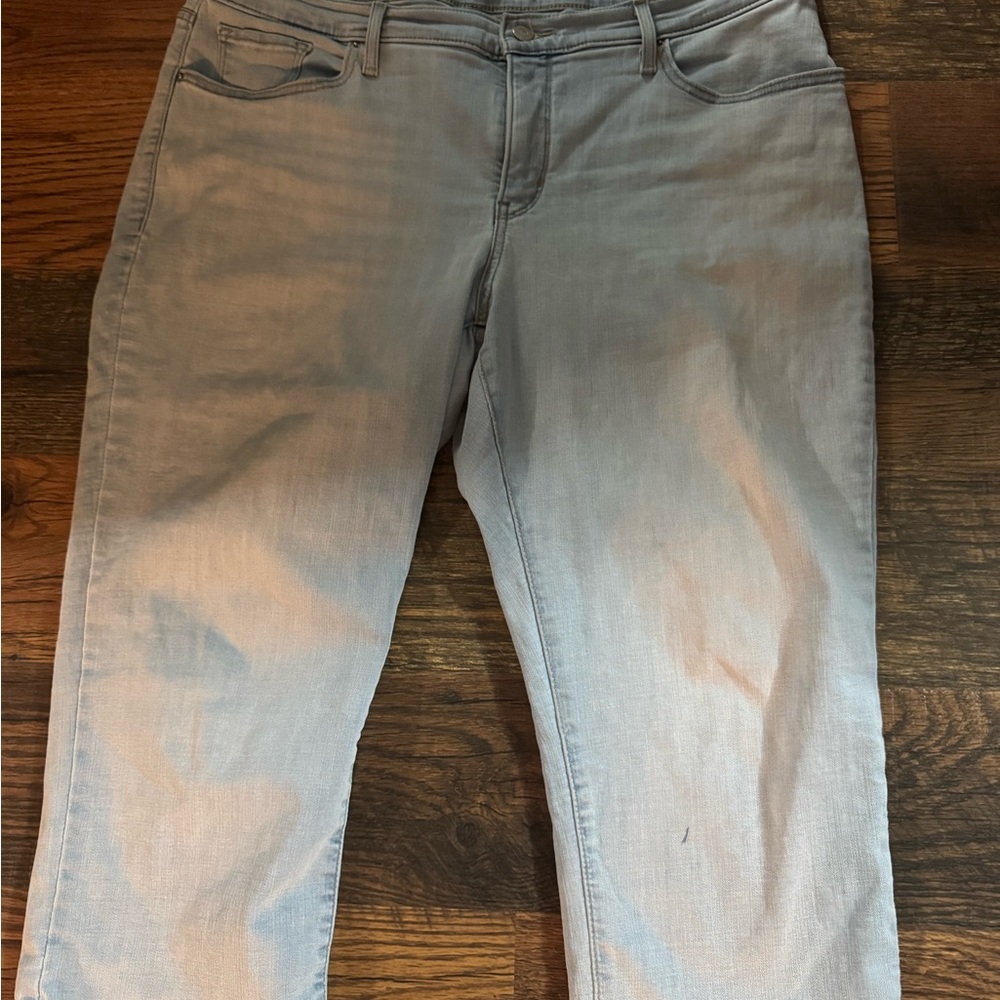 Levi's Women's Straight Leg Jeans in Light Blue.